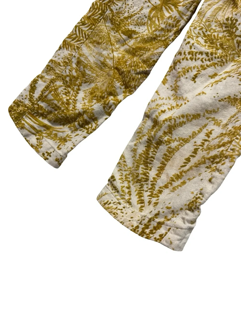 Anthropologie Pilcro Pants Linen Surf The Cottage XS Pull On Beach Boho Coastal